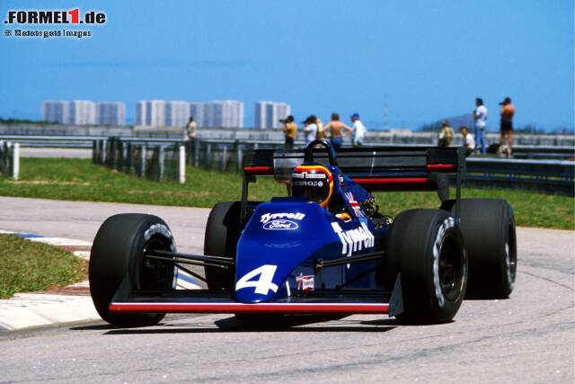 Fotostrecke: Beim Grand Prix von Brasilien 1984 debütieren in Rio de Janeiro drei bemerkenswerte Rookies. Stefan Bellof (Foto) auf Tyrrell, Ayrton Senna auf Toleman und Martin Brundle ebenfalls auf Tyrrell. Jetzt durch die besten Fotos klicken!