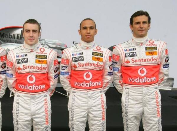 Gary Paffett, Fernando Alonso, Lewis Hamilton, Pedro de la Rosa