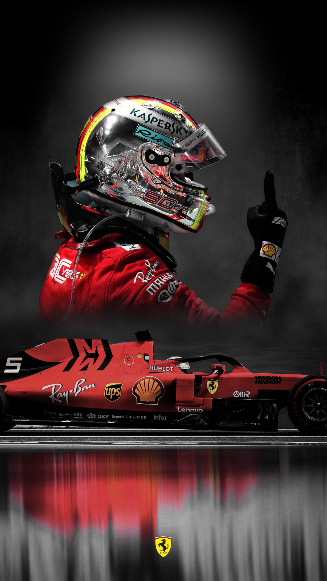 F1 Wallpaper Vettel : Sebastian Vettel, Ferrari, Albert Park, 2017 · F1