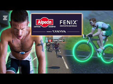 My First Time Racing with a Professional eSports Cycling Team