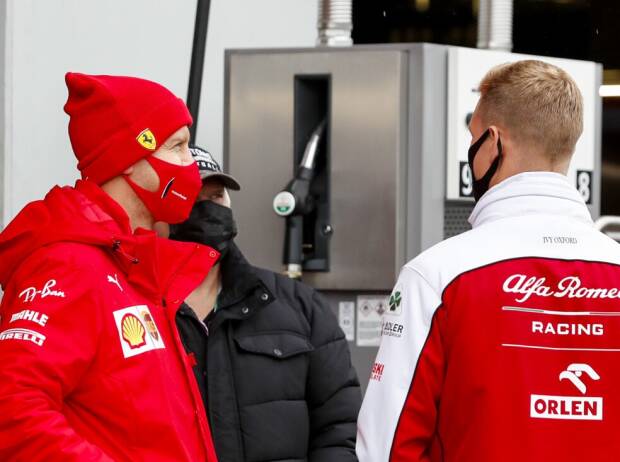 Sebastian Vettel, Mick Schumacher, Toto Wolff