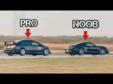Amateur vs Pro Racing Driver // Track Battle