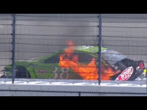 ANTHONY ALFREDO RED FLAG CRASH – AUTOTRADER ECHOPARK AUTOMOTIVE 500 NASCAR CUP SERIES AT TEXAS
