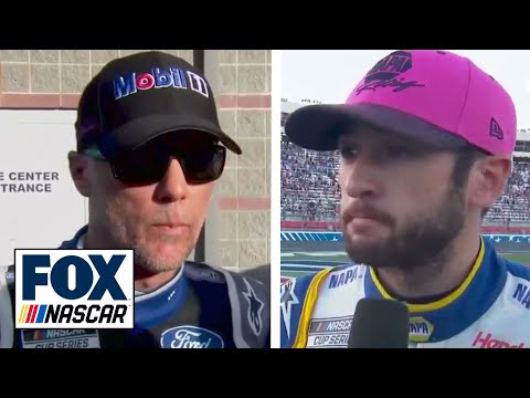 Chase Elliott and Kevin Harvick on Sunday's incident at Charlotte | NASCAR ON FOX