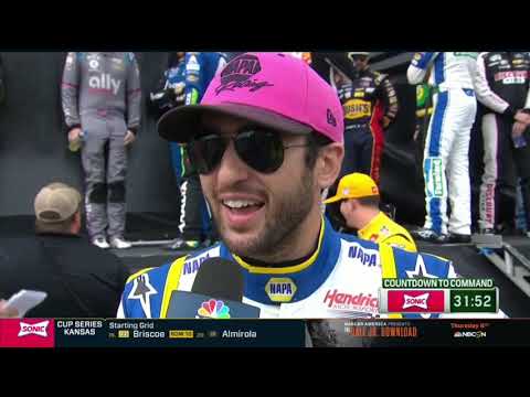 CHASE ELLIOTT PRE RACE INTERVIEW – 2021 HOLLYWOOD CASINO 400 NASCAR CUP SERIES AT KANSAS