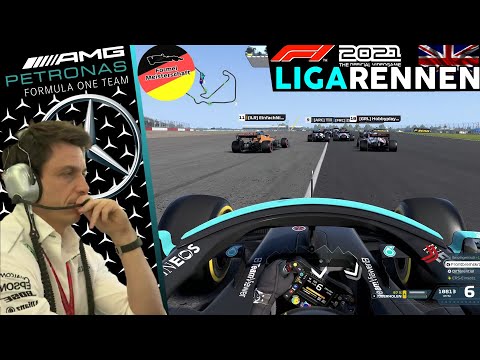 F1 2021 DFM LIGARENNEN Silverstone #02 – Toto RASTET AUS…!? | F1 2021 Online Multiplayer Gameplay