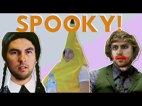 F1 Drivers outfits for HALLOWEEN!*Hamilton as WHAT!?*