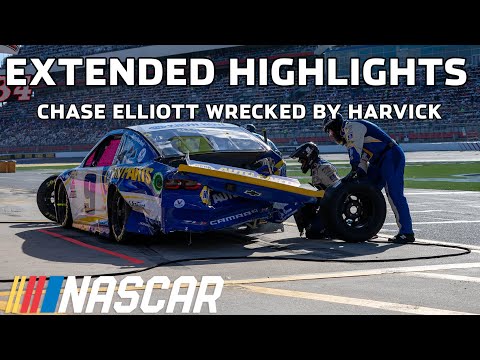 Kevin Harvick vs. Chase Elliott round 2 at the Roval | Extended Highlights | NASCAR Cup Series
