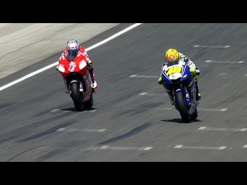 MotoGP Historic Battles — Rossi vs Stoner Laguna Seca 08'