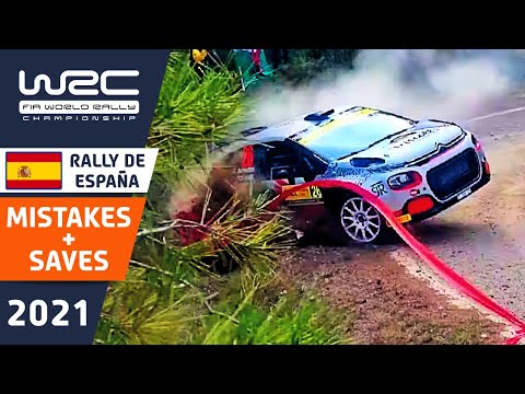Rally Mistakes, Lucky Escapes and Epic Saves : WRC RallyRACC – Rally de España 2021