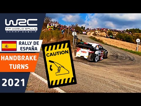 Which Rally Driver does the Best Handbrake Turn? WRC RallyRACC – Rally de España 2021