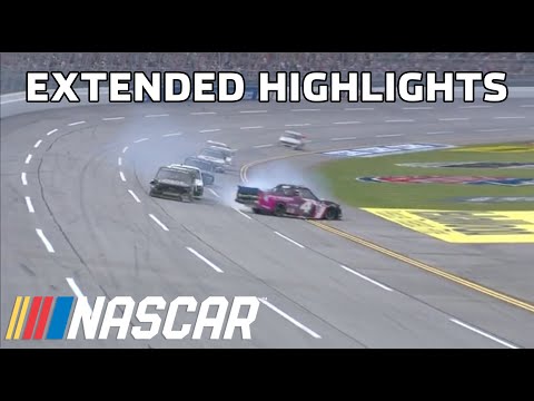 Wrecking Finish | Tate Fogleman wins Talladega wrecking across the finish line! | NASCAR Trucks