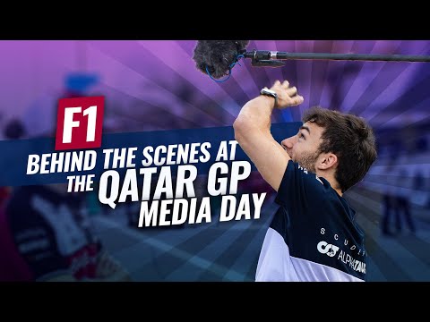 Behind the scenes at the Qatar GP Media Day