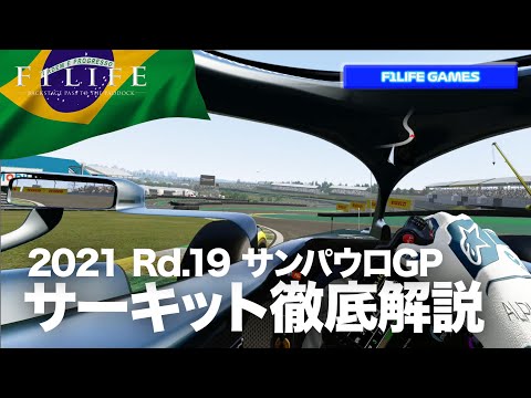 【2021 Rd.19】サンパウロGP/ブラジルGP アウトドローモ・ホセ・カルロス・パーチェを徹底解説【VR】