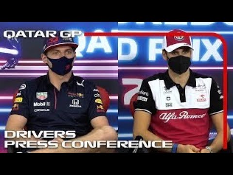 F1 2021 Qatar GP – (Drivers) Thursday Press Conference – Max Verstappen & Antonio Giovinazzi