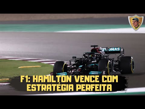 F1: Hamilton vence com estratégia perfeita