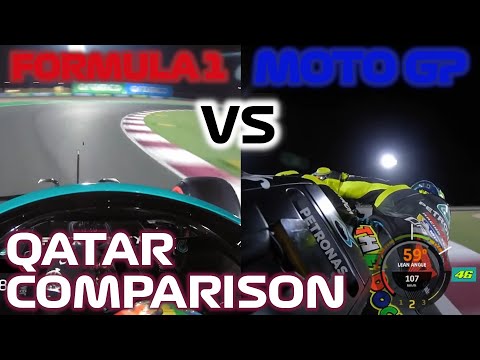 How MUCH Faster Is F1 Than MotoGP At Qatar??