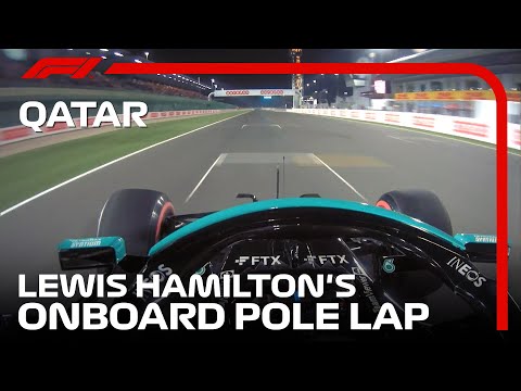 Lewis Hamilton's Onboard Pole Lap | 2021 Qatar Grand Prix | Pirelli