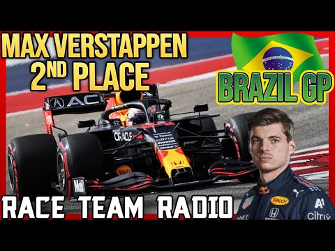 Max Verstappen Uncut Team Radio P2 in the F1 Sao Paulo Brazilian GP 2021