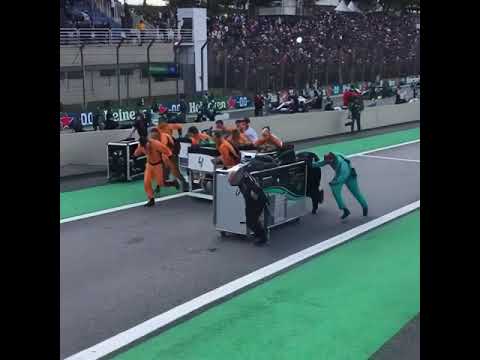 McLaren Overtaking Mercedes in the Pitlane – 2021 Brazil GP
