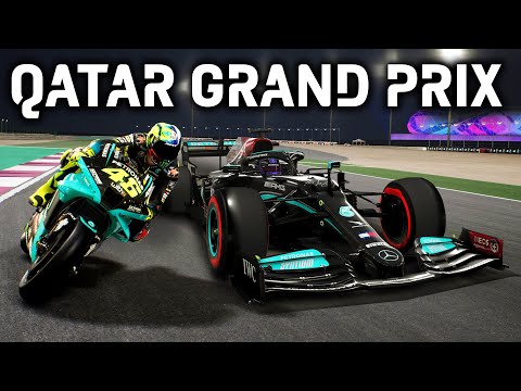 The 2021 F1 Qatar Grand Prix but with MOTOGP BIKES!