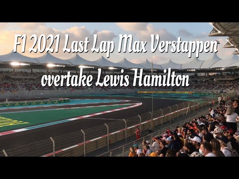F1 2021 Abu Dhabi GP | Last Lap Max Verstappen Overtake Lewis Hamilton