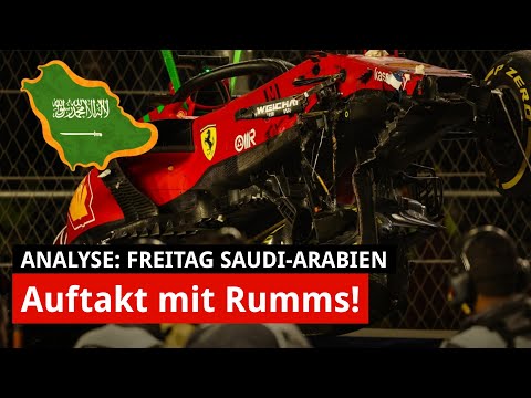 F1 in Saudi-Arabien: Schwerer Crash am Freitag! | Formel 1 in Dschidda, 2021