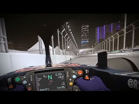Max Verstappen Q3 Crash Onboard Lap Helmet Cam F1 2021 | Saudi Arabian Grand Prix