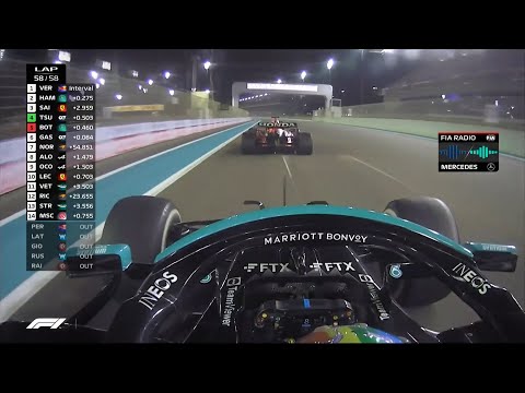 Max Verstappen vs Lewis Hamilton Last Lap Fight for the World Championship