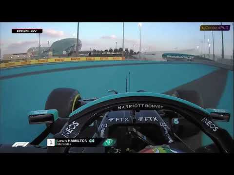 Onboards of Max Verstappen and Lewis Hamilton's incident – Abu Dhabi F1