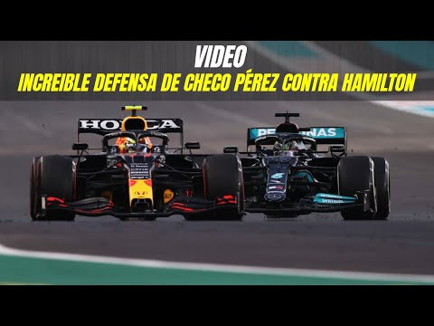 Video – Increíble defensa de Checo Pérez contra Hamilton.  Leyenda