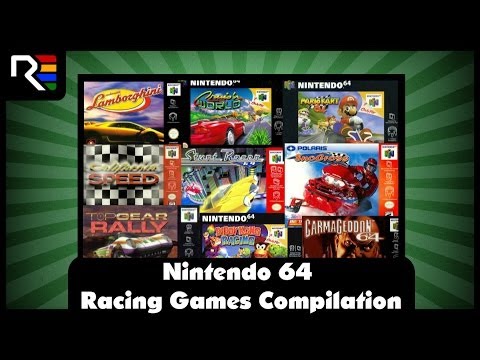 63 Games in 12 Minutes: N64 Racing Games Compilation