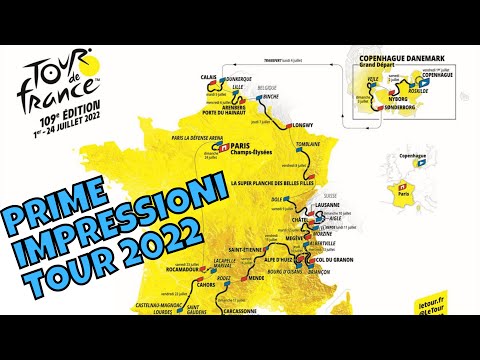 ANALISI, ALTIMETRIE e prime IMPRESSIONI Tour de France 2022