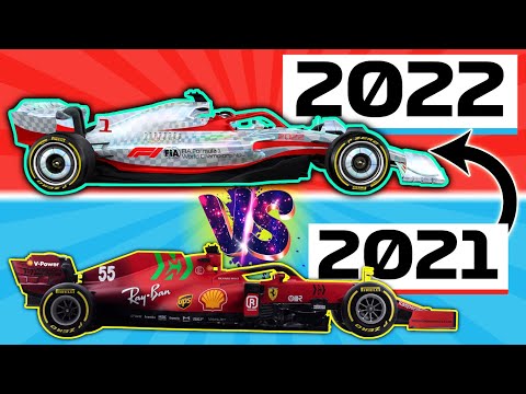 F1 2021 vs 2022 💥 ¿Qué COCHE es MÁS RÁPIDO? ¿Cuáles son los CAMBIOS? Nueva Aerodinámica + Neumáticos