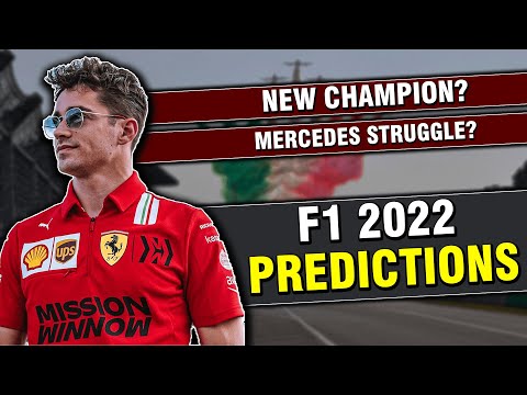 My 2022 Formula 1 Season Predictions