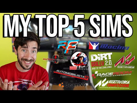 My TOP 5 FAVOURITE Racing Sims In 2022