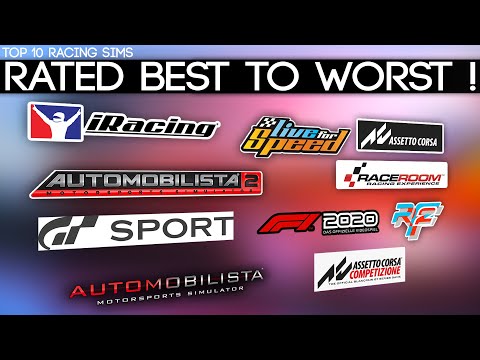 Top 10 Racing Simulators Rated From Best To Worst !