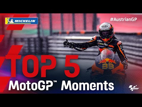 Top 5 MotoGP™ Moments by Michelin | 2021 #AustrianGP