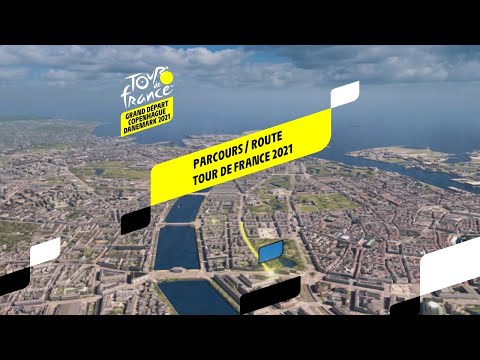 Tour de France 2021 – Parcours des étapes du Grand Départ /Route 3D for the 3 stages of Grand Départ