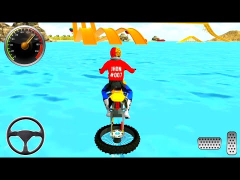 Beach Water Surfer Dirt Bike Xtreme Racing Games – Dirt Bike Games – Android GamePlay