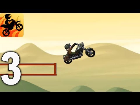 Bike Race Free – Top Motorcycle Racing Games – Hills Gameplay Walkthrough Part 3 (iOS, Android)