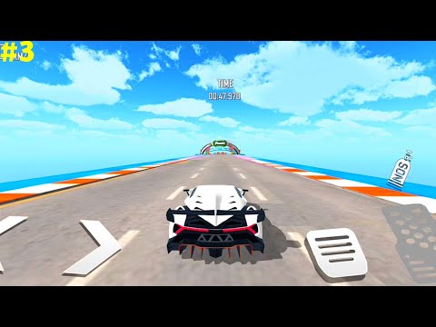 GT Mega Ramp Stunt-Car Racing Games- Car Games #3 | Best Racing Games | Android Games | Gameplay