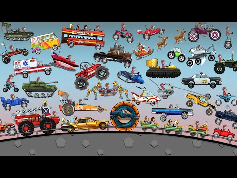 Hill Climb Racing – ALL VEHICLES UNLOCKED 2021 and FULLY UPGRADED Video Game