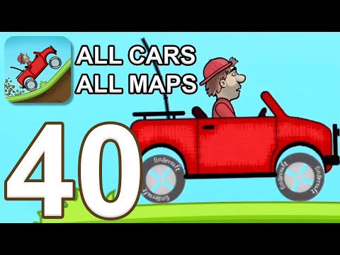 Hill Climb Racing – Gameplay Walkthrough Part 40 – All Cars/Maps (iOS, Android)