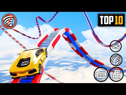Top 10 Best CAR Stunt Racing Games For Android 2021 High Graphics