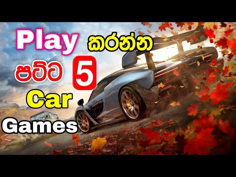 Top 5 Best Car Games – Sinhala | Top Racing Games