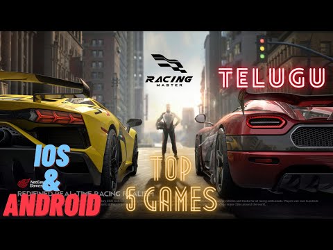 TOP 5 BEST RACING GAMES FOR ANDROID AND IOS IN TELUGU 2022 || RAGE RIDER GAMING