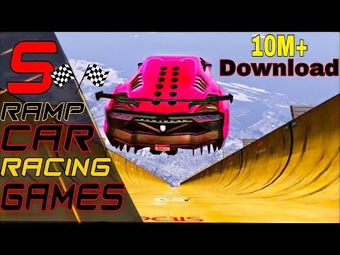 top 5 offline car stunt racing games  for android  | car ramp stunt games android | 1GB RAM Games