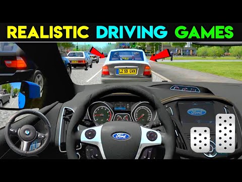 Top 5 *REALISTIC* Car Driving Games for Android l Best Car simulator games for android 2022