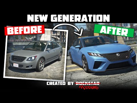 GTA Online – What Would Some Cars Look Like in Their New Generation: Created by Modders